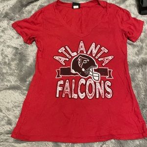 Atlanta Falcons Women’s V-Neck T-Shirt